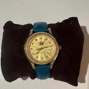 Juicy Couture Gold and Blue Women's Watch